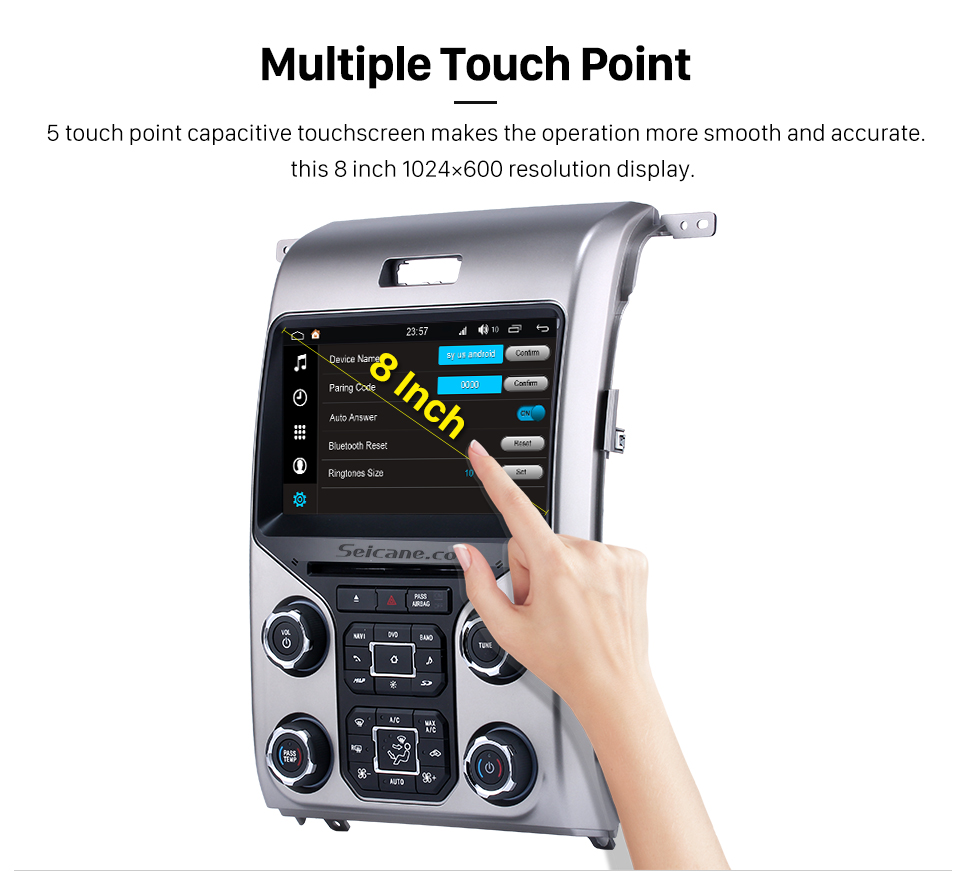 Seicane Android 8.0 Head Unit Car Stereo Sat Navi Multimedia Player for 2013 2014 2015 Ford F150 F250 F350 Expedition with GPS Radio DVD Bluetooth 3G WiFi Support SWC 3-zone POP Seicane Android 8.0 Head Unit Car Stereo Sat Navi Multimedia Player for 2013 2014 2015 Ford F150 F250 F350 Expedition with GPS Radio DVD Bluetooth 3G WiFi Support SWC 3-zone POP