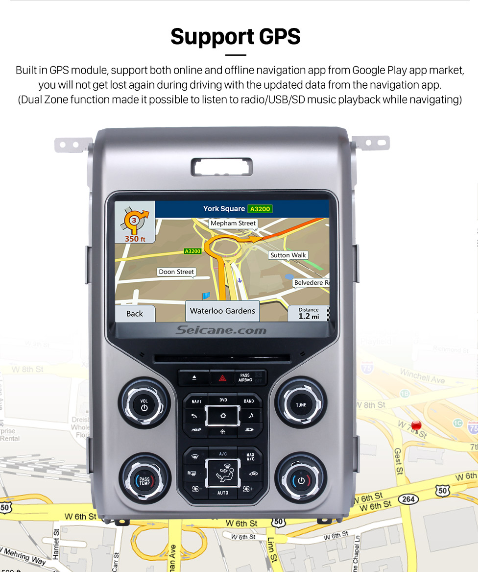 Seicane Android 8.0 Head Unit Car Stereo Sat Navi Multimedia Player for 2013 2014 2015 Ford F150 F250 F350 Expedition with GPS Radio DVD Bluetooth 3G WiFi Support SWC 3-zone POP Seicane Android 8.0 Head Unit Car Stereo Sat Navi Multimedia Player for 2013 2014 2015 Ford F150 F250 F350 Expedition with GPS Radio DVD Bluetooth 3G WiFi Support SWC 3-zone POP