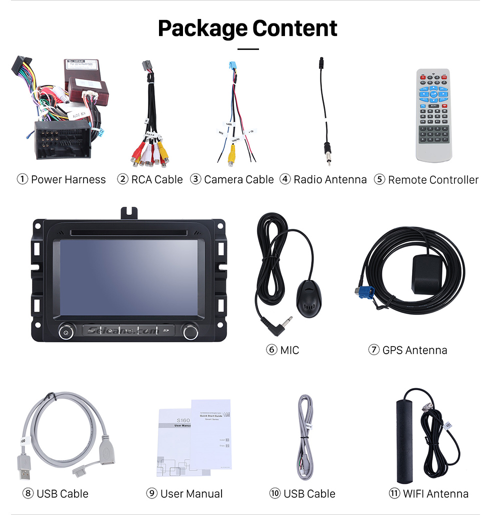Seicane Android 8.0 2014 2015 2016 Jeep Renegade Replacement Stereo System GPS Radio Navigation 3G WiFi DVD Bluetooth USB SD Seicane Android 8.0 2014 2015 2016 Jeep Renegade Replacement Stereo System GPS Radio Navigation 3G WiFi DVD Bluetooth USB SD
