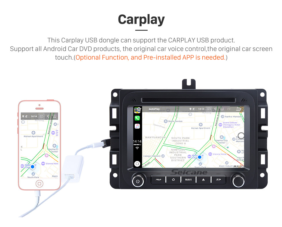 Seicane Android 8.0 2014 2015 2016 Jeep Renegade Replacement Stereo System GPS Radio Navigation 3G WiFi DVD Bluetooth USB SD Seicane Android 8.0 2014 2015 2016 Jeep Renegade Replacement Stereo System GPS Radio Navigation 3G WiFi DVD Bluetooth USB SD
