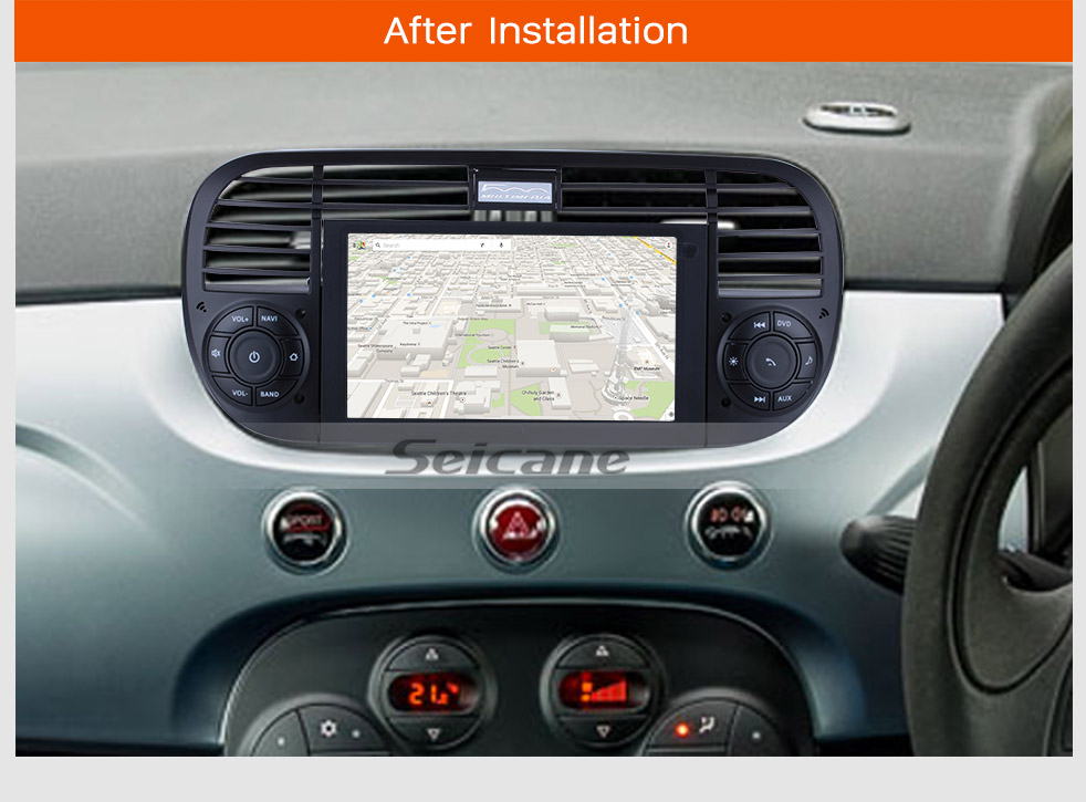 Seicane Android 8.0 GPS Radio DVD player Navigationssystem für 2007-2013 FIAT 500 mit CANBUS OBD2 Bluetooth HD 1024*600 Touch Screen DVR Rückfahr kamera TV Video WIFI Lenkrad-Steuerung USB SD Spiegel-Verbindung Seicane Android 8.0 GPS Radio DVD player Navigationssystem für 2007-2013 FIAT 500 mit CANBUS OBD2 Bluetooth HD 1024*600 Touch Screen DVR Rückfahr kamera TV Video WIFI Lenkrad-Steuerung USB SD Spiegel-Verbindung
