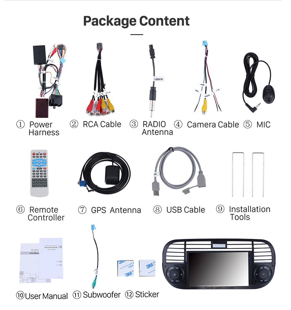 Seicane Android 8.0 GPS Radio DVD player Navigationssystem für 2007-2013 FIAT 500 mit CANBUS OBD2 Bluetooth HD 1024*600 Touch Screen DVR Rückfahr kamera TV Video WIFI Lenkrad-Steuerung USB SD Spiegel-Verbindung Seicane Android 8.0 GPS Radio DVD player Navigationssystem für 2007-2013 FIAT 500 mit CANBUS OBD2 Bluetooth HD 1024*600 Touch Screen DVR Rückfahr kamera TV Video WIFI Lenkrad-Steuerung USB SD Spiegel-Verbindung
