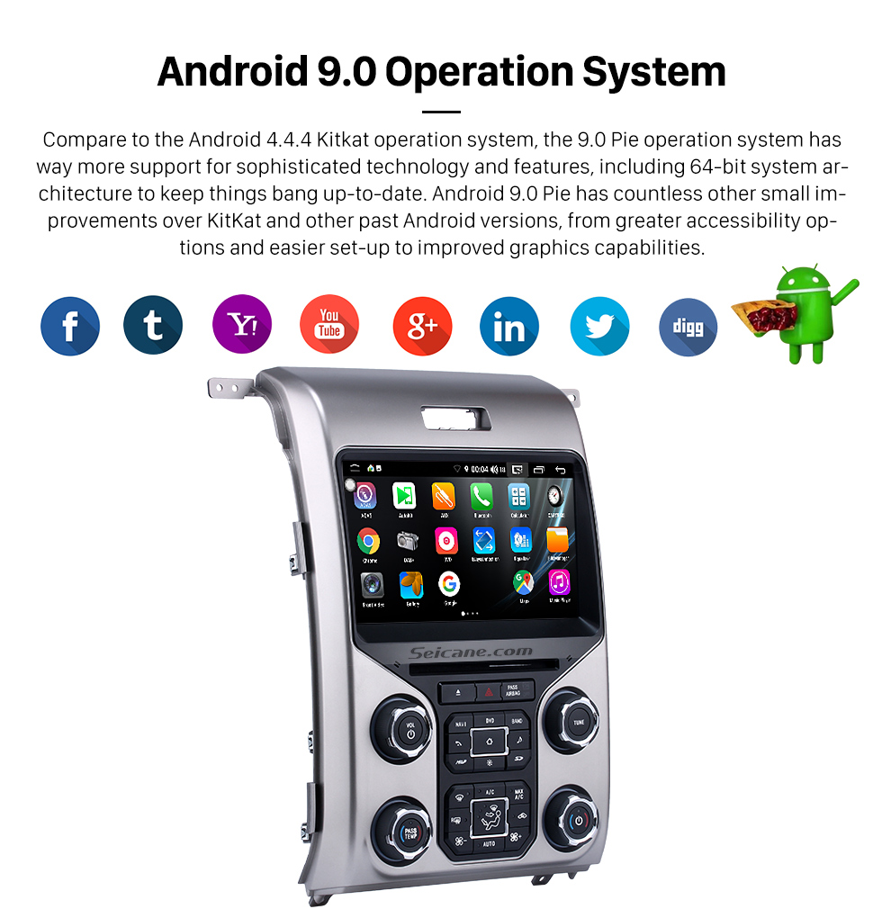 Seicane Android 9.0 Head Unit Car Stereo Sat Navi Multimedia Player for 2013 2014 2015 Ford F150 F250 F350 Expedition with GPS Radio DVD Bluetooth 3G WiFi Support SWC 3-zone POP Seicane Android 9.0 Head Unit Car Stereo Sat Navi Multimedia Player for 2013 2014 2015 Ford F150 F250 F350 Expedition with GPS Radio DVD Bluetooth 3G WiFi Support SWC 3-zone POP