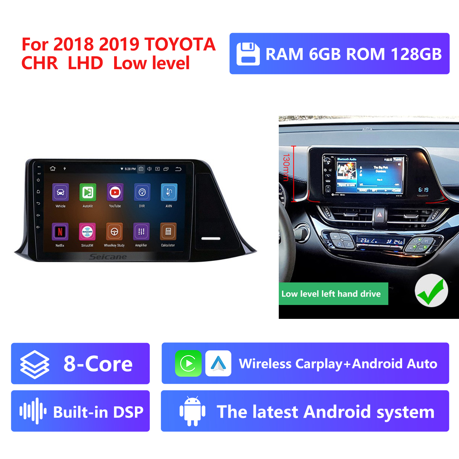 RAM 6G,ROM 128G,Low level,LHD