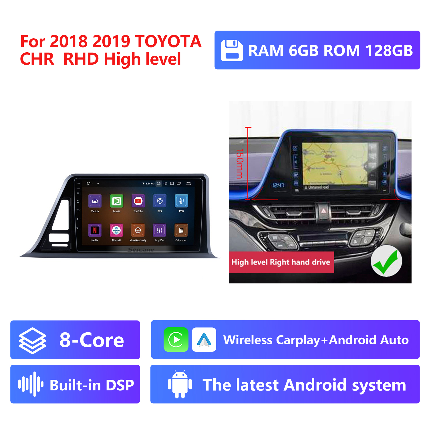 RAM 6G,ROM 128G,High level,RHD