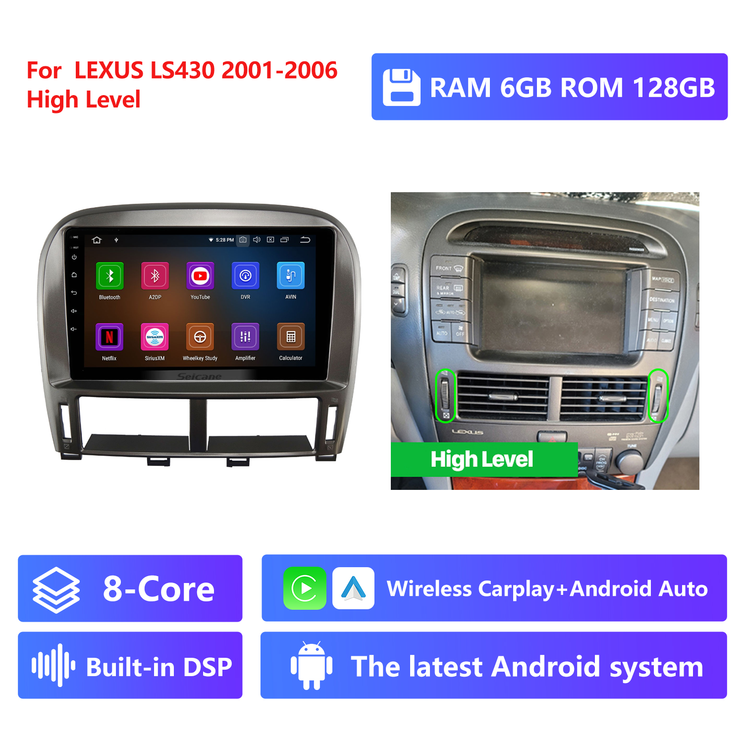 RAM 6G,ROM 128G,High Level