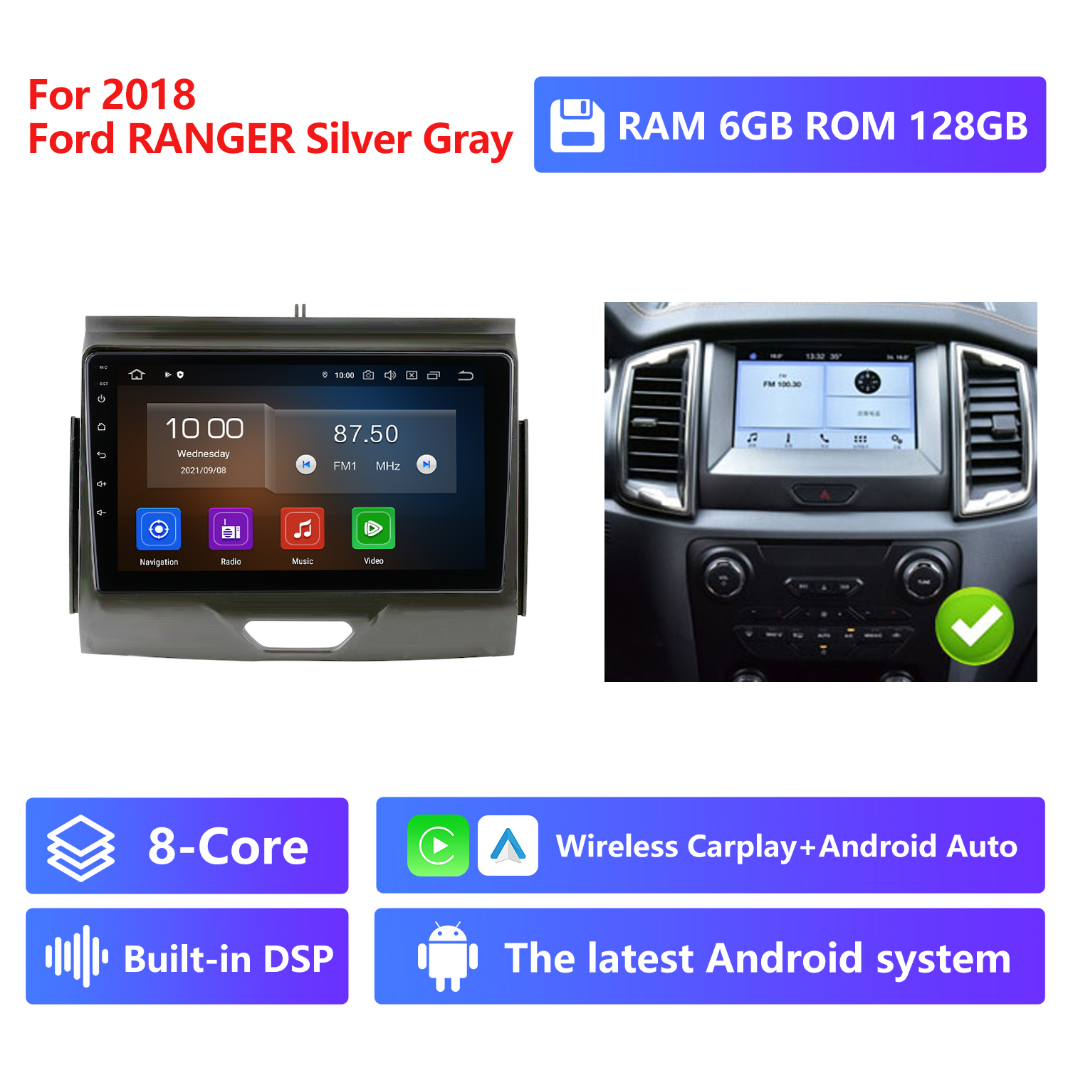 RAM 6G,ROM 128G,Silver Gray