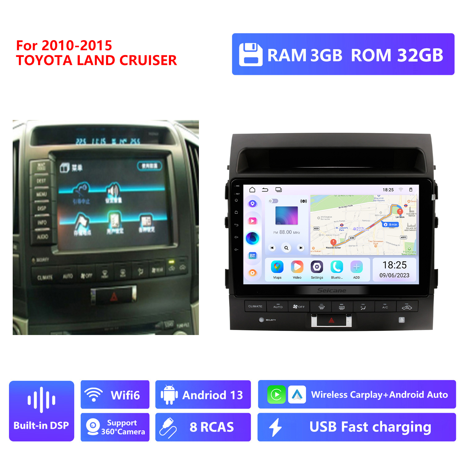 RAM 3G,ROM 32G,2010-2015 year