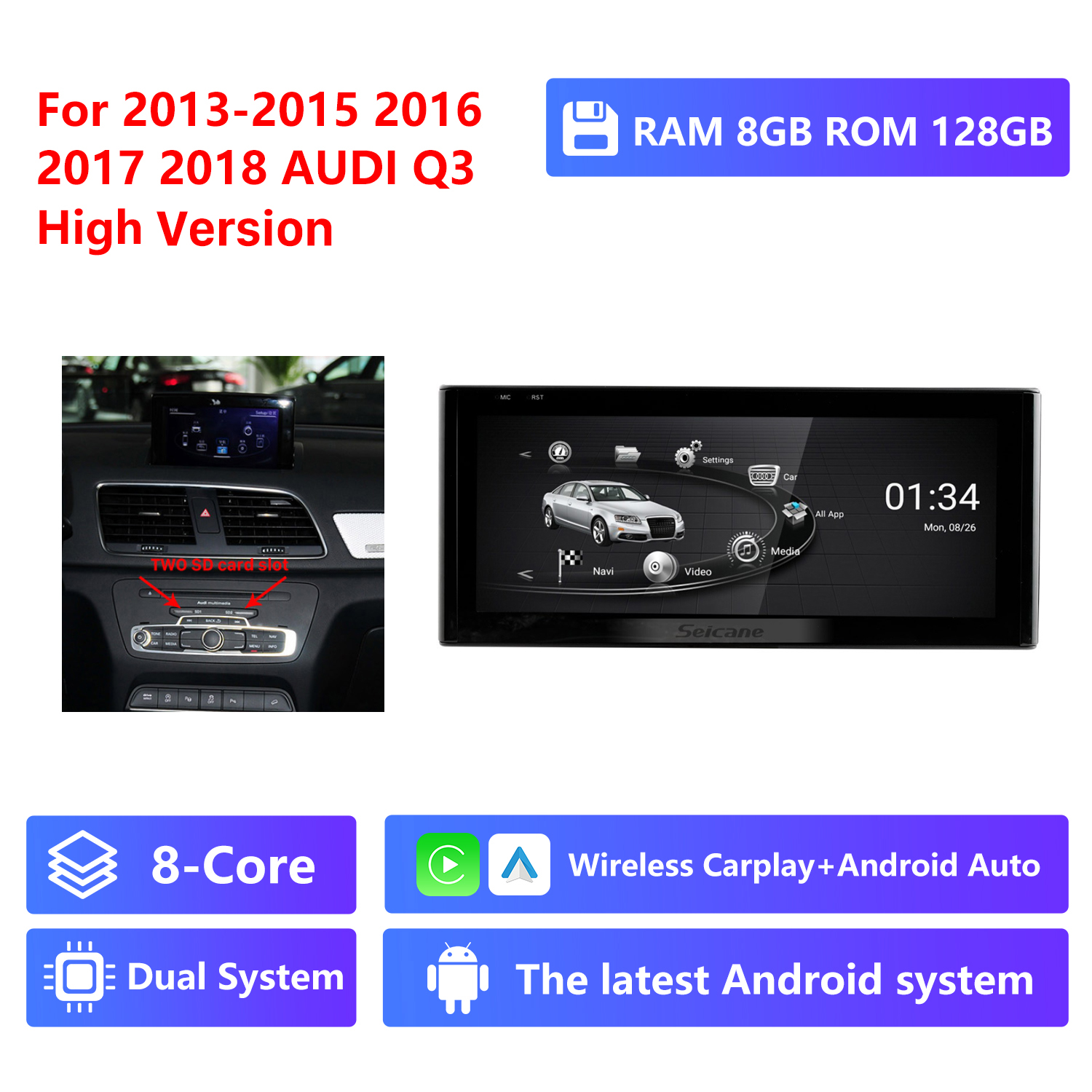 8-Core RAM 8G ROM 128G,High Version