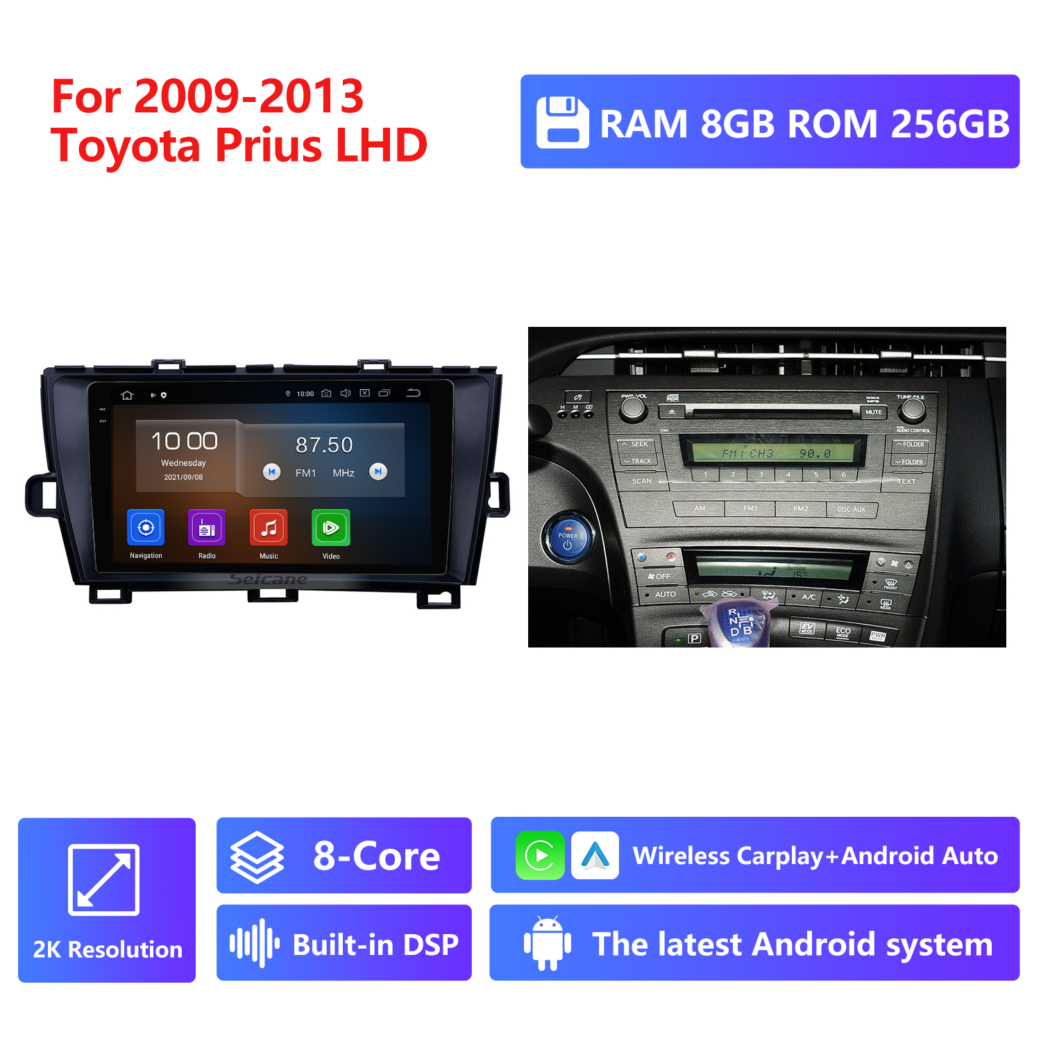 RAM 8G,ROM 256G 2K Resolution,LHD
