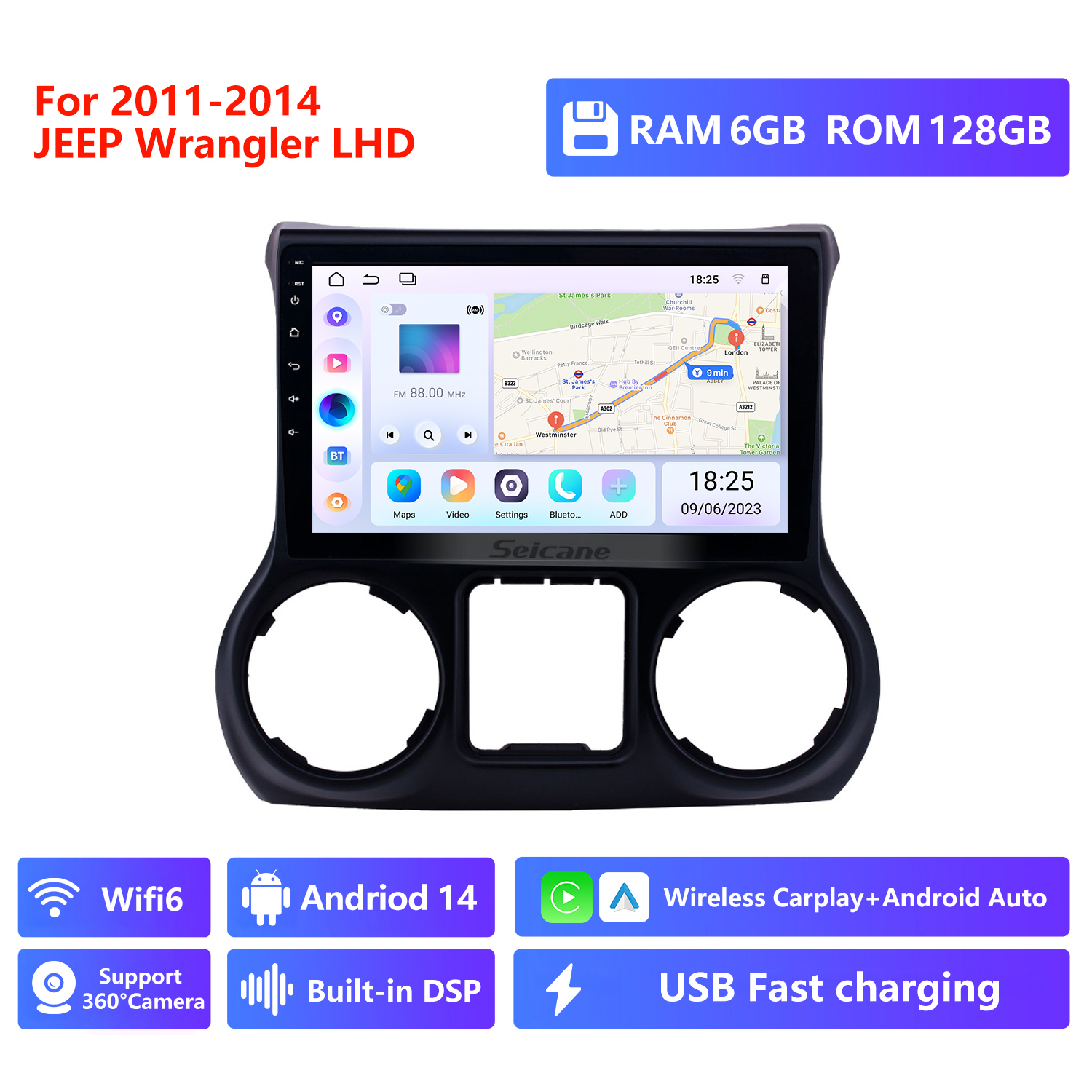 RAM 6G,ROM 128G,2011-2014,LHD