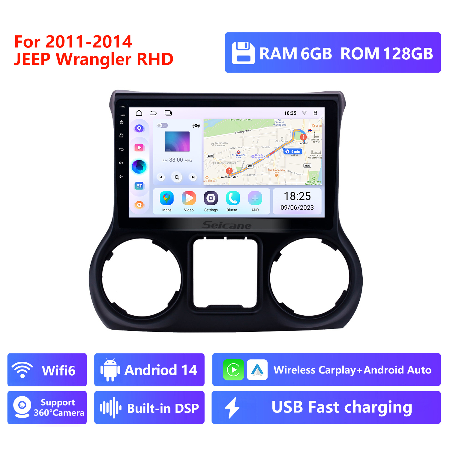 RAM 6G,ROM 128G,2011-2014,RHD