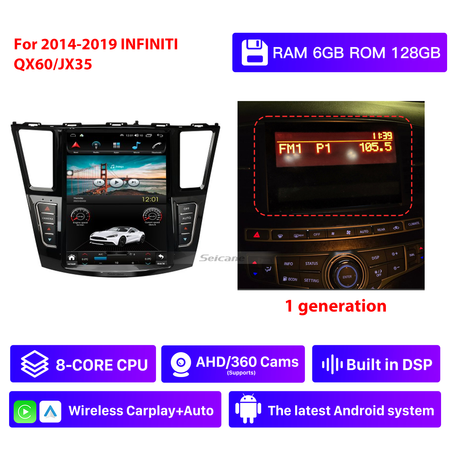 RAM 6G,ROM 128G,1 generation