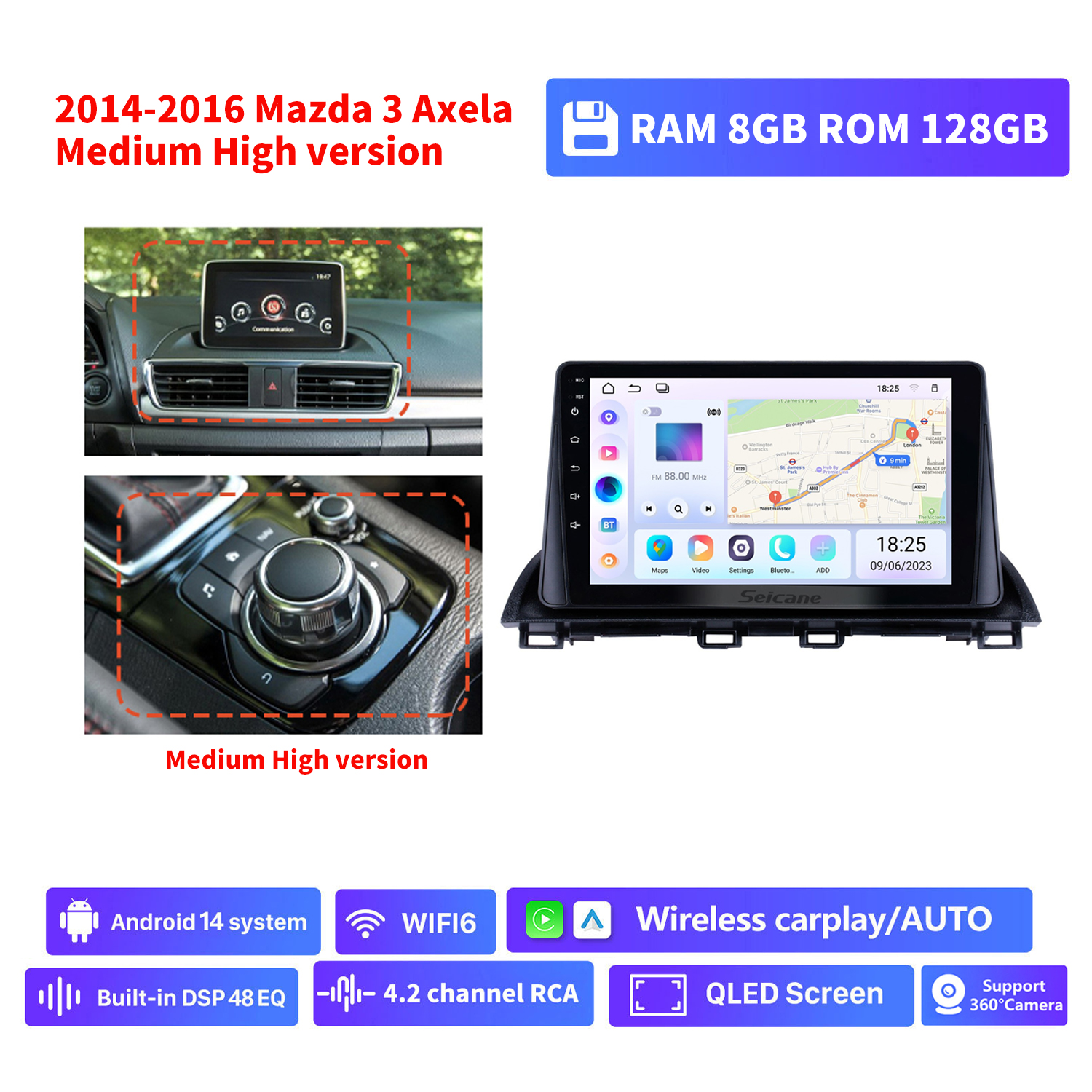 RAM 8G,ROM 128G,Medium High version