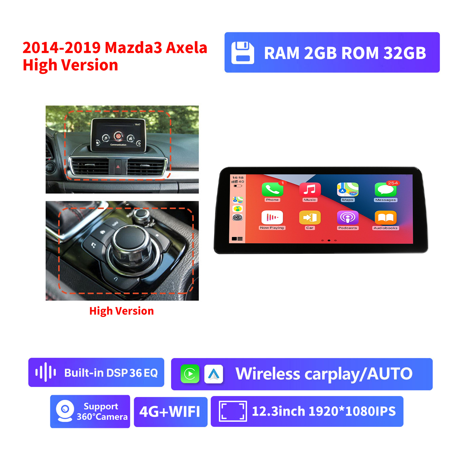 RAM 2G,ROM 32G,Medium High version