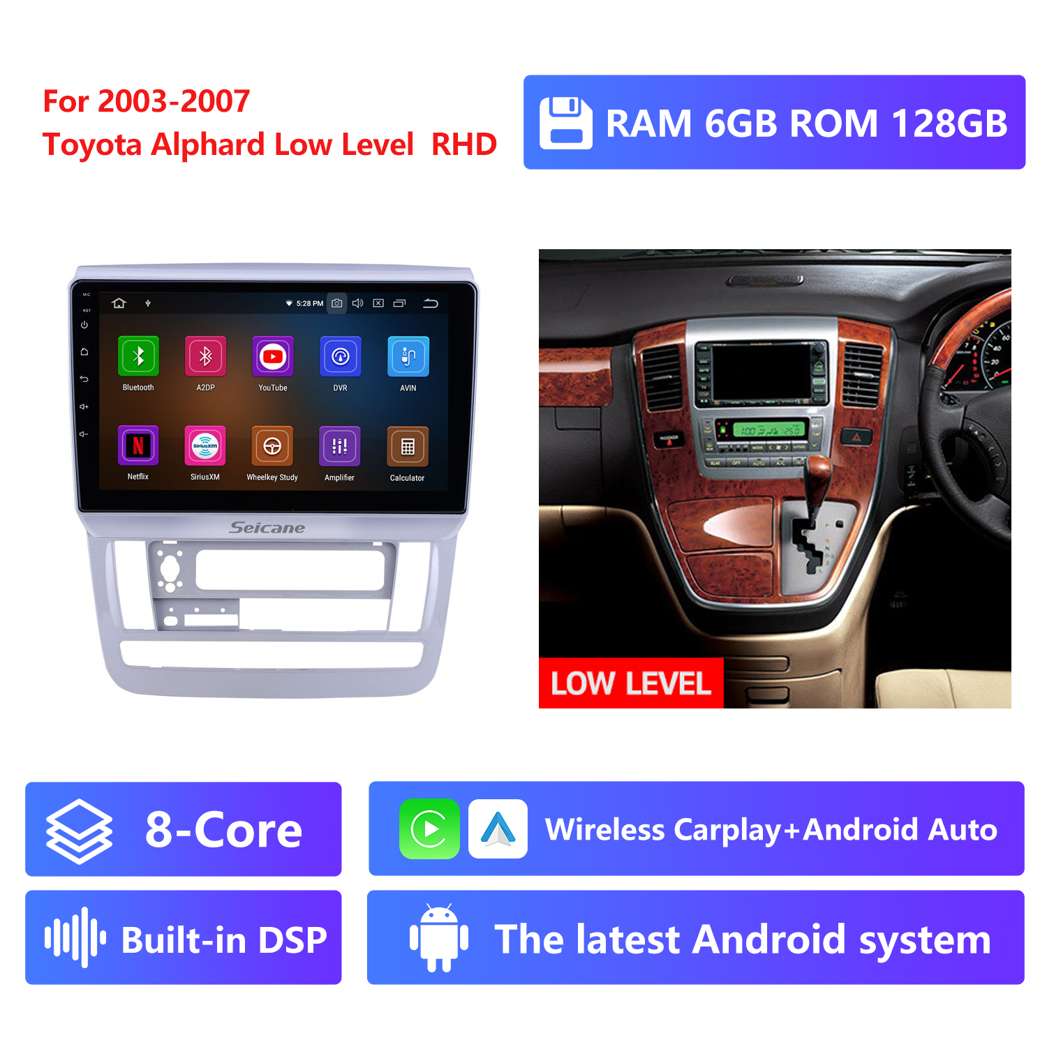 RAM 6G,ROM 128G,Low Level