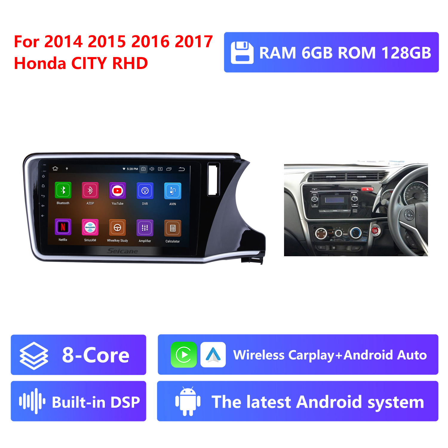 RAM 6G,ROM 128G