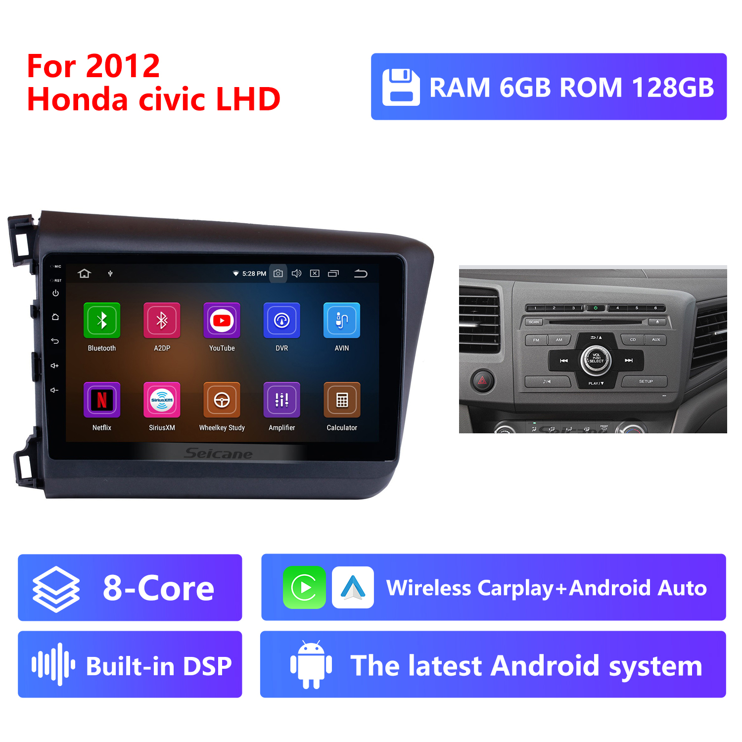 RAM 6G,ROM 128G,LHD