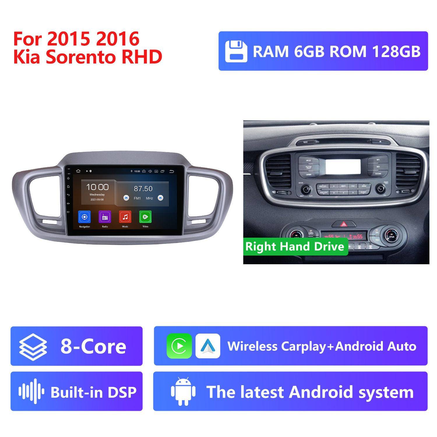 RAM 6G,ROM 64G,RHD